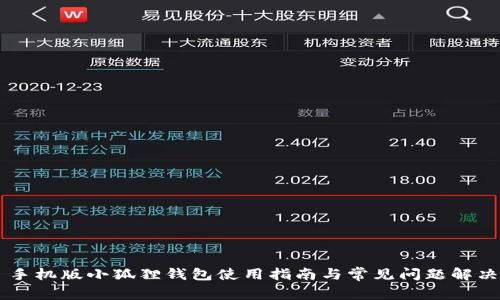 手机版小狐狸钱包使用指南与常见问题解决