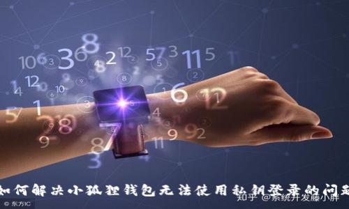 :
如何解决小狐狸钱包无法使用私钥登录的问题
