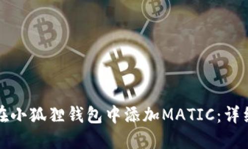 如何在小狐狸钱包中添加MATIC：详细指南
