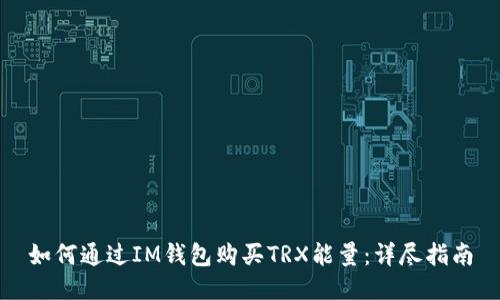 如何通过IM钱包购买TRX能量：详尽指南